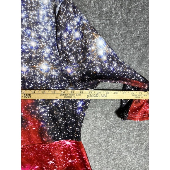 Rosegal Galaxy Fit & Flare Dress Women Size US 18 Stretch 3/4 Sleeve NWT - Picture 14 of 15